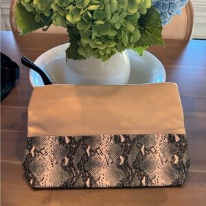 ZARA NWOT Trafaluc Large Clutch Bag